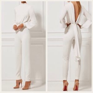Misha White Jumpsuit